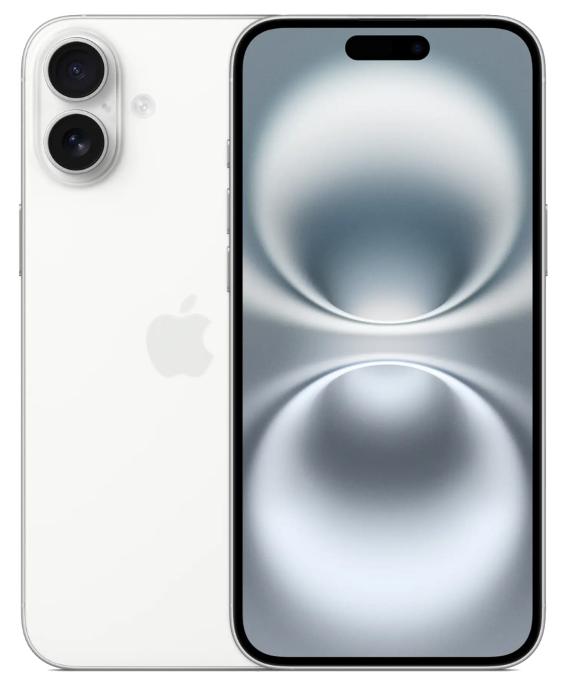 Apple iPhone 16 Plus SIM + eSIM, 512 Гб, Белый (Без RuStore)
