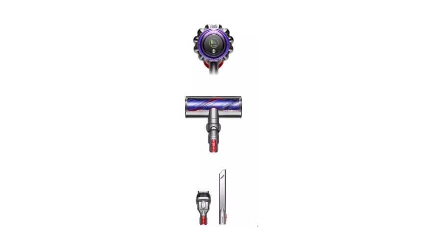 Вертикальный пылесос Dyson V11 Advanced SV51, Nickel/Purple