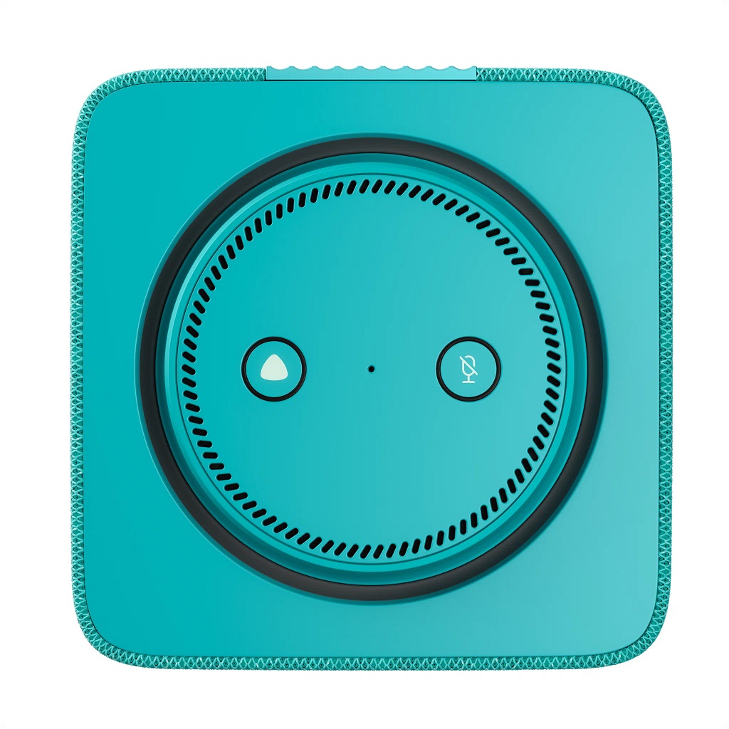 Умная колонка Яндекс Станция Макс с Zigbee, бирюзовый