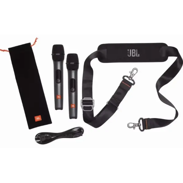 Беспроводная колонка JBL Partybox On-The-Go с двумя микрофонами