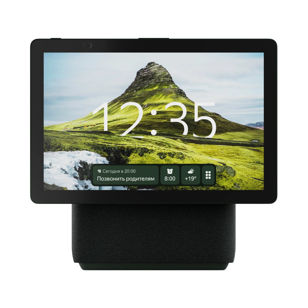 Умная колонка Яндекс Станция Дуо Макс, с Zigbee, зеленый