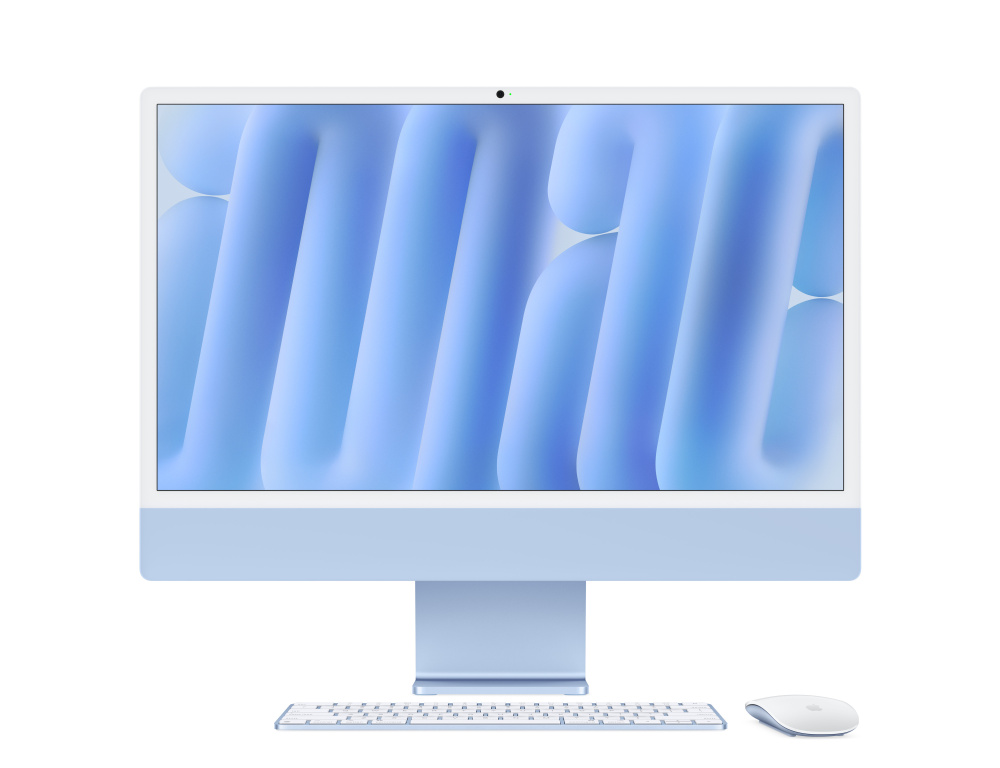 Apple iMac 24" Retina 4,5K, M4, 8 CPU, 16 Гб/512 Гб, Синий