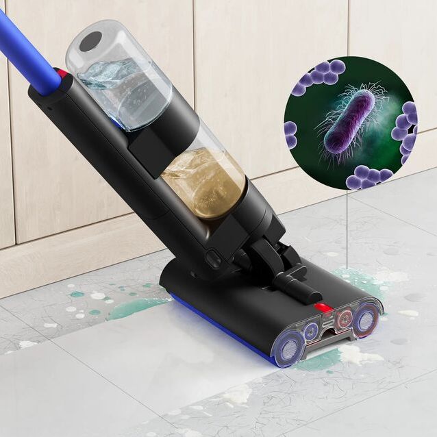 Вертикальный пылесос Dyson Wash G1, Blue/Black