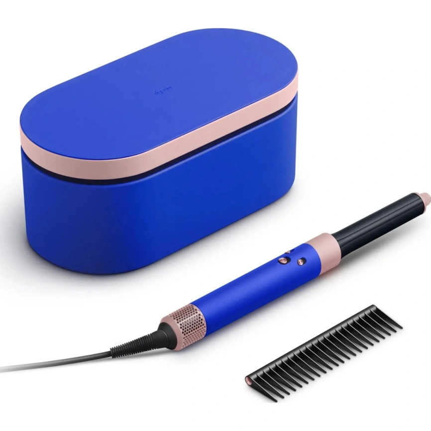 Стайлер для волос Dyson Airwrap Complete Long HS05 Blue/Blush с расческой
