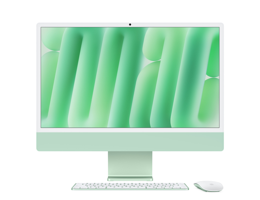 Apple iMac 24" Retina 4,5K, M4, 8 CPU, 16 Гб/512 Гб, Зеленый