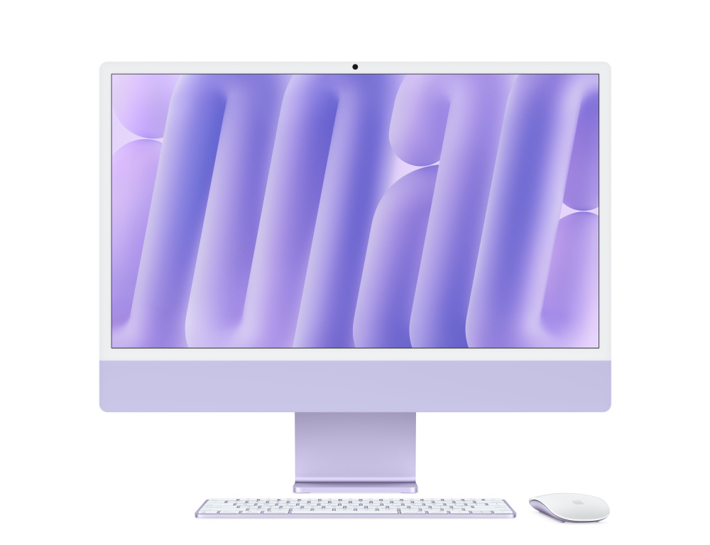 Apple iMac 24" Retina 4,5K, M4, 10 CPU, 32 Гб/512 Гб, Фиолетовый