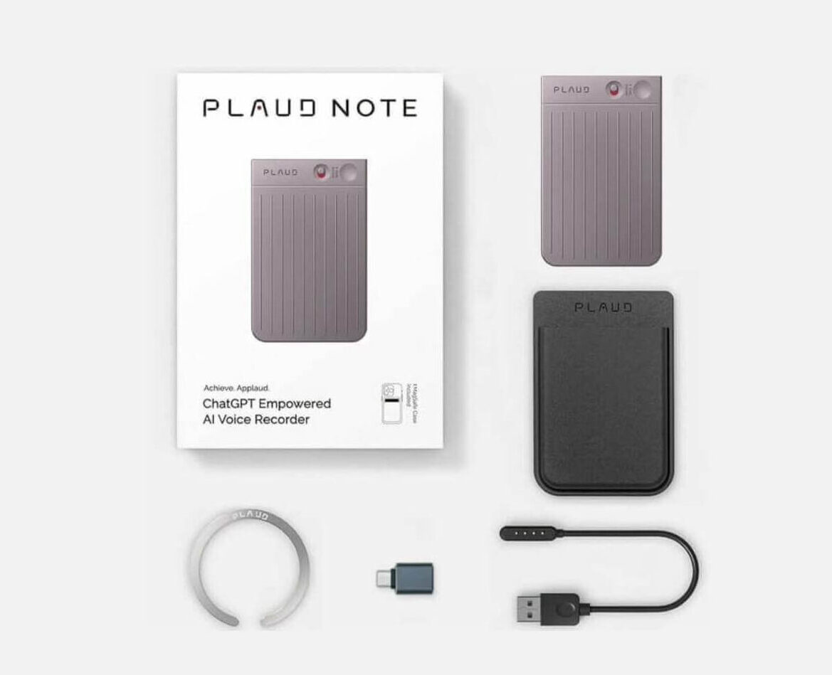 Диктофон Plaud Note Starlight c ChatGPT