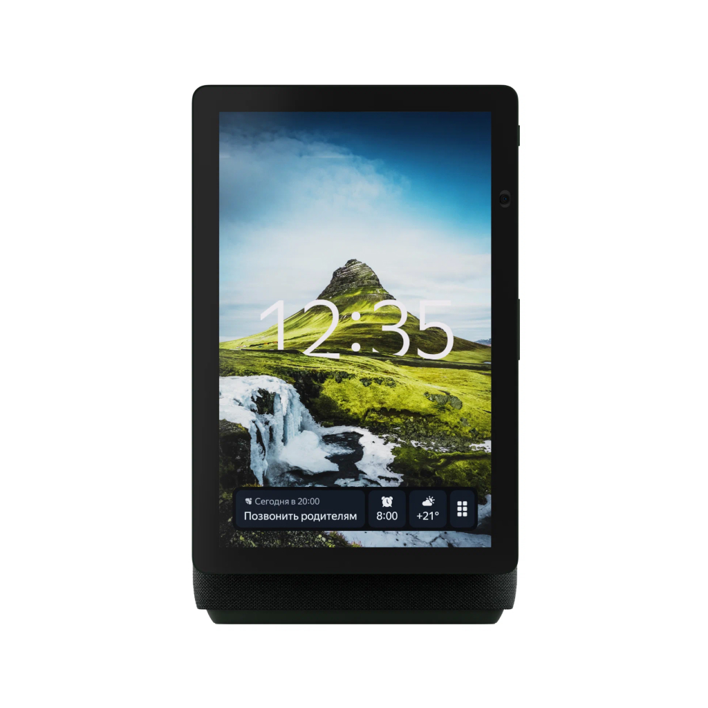 Умная колонка Яндекс Станция Дуо Макс, с Zigbee, зеленый