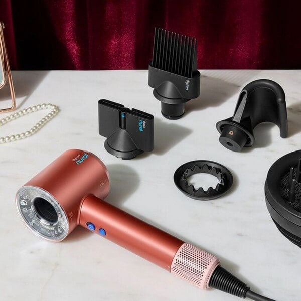 Фен Dyson Supersonic Hair Dryer HD16 Nural, Strawberry Bronze/Blush Pink с кейсом