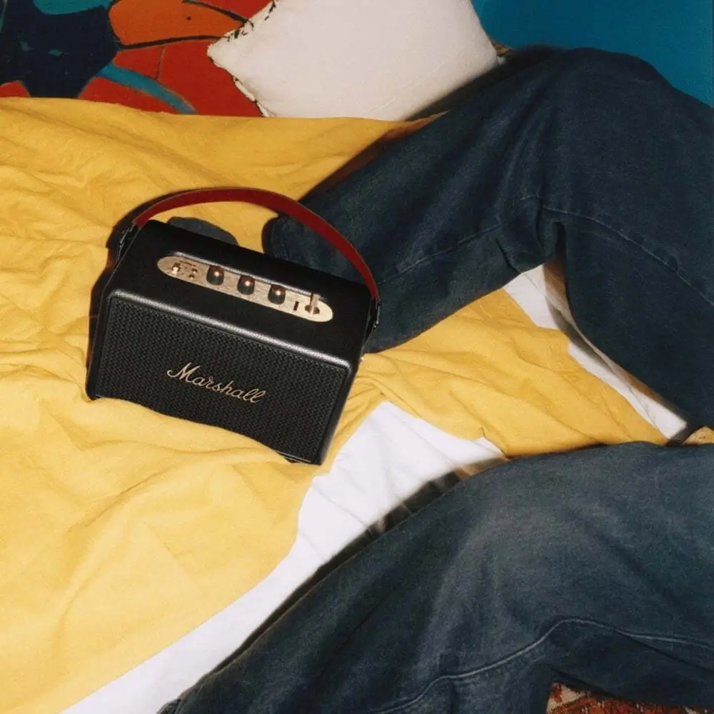 Портативная акустика Marshall Kilburn III, Black and brass