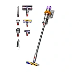 Вертикальный пылесос Dyson V15 Detect Absolute Yellow/Nickel, 7 насадок