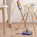 Вертикальный пылесос Dyson V12s Detect Slim Submarine, Yellow/Nickel