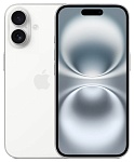 Apple iPhone 16 SIM + eSIM, 256 Гб, Белый (Без RuStore)