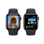 Apple Watch SE, 40 мм, корпус из алюминия цвета Тёмная ночь (Midnight), ремешок спортивный, цвет тёмная ночь (midnight), S/M