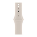 Apple Watch SE, 44 мм, корпус из алюминия цвета Сияющая звезда, ремешок спортивный, цвет сияющая звезда, M/L