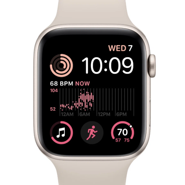 Часы  Apple Watch Series SE Gen 2 44 мм Aluminium Case, starlight Sport Band