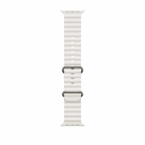 Apple Watch Ultra GPS + Cellular, 49 мм, корпус из титана, ремешок Ocean белого цвета