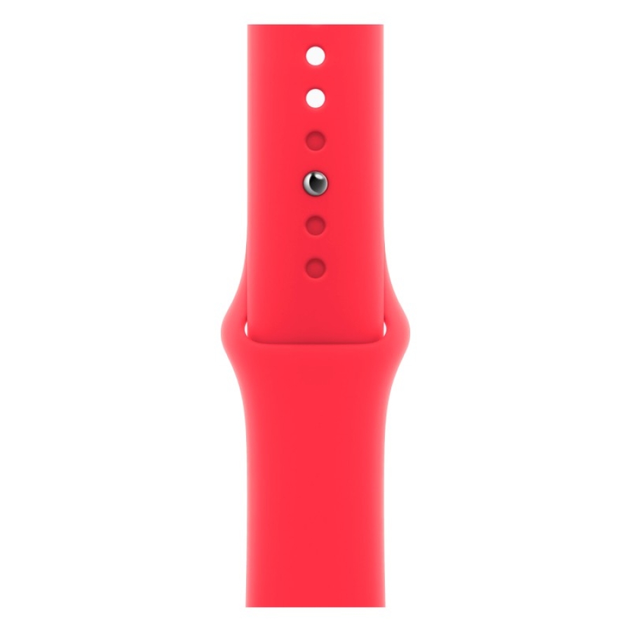 Apple Watch Series 9, 45 мм, корпус из алюминия цвета (PRODUCT)RED, спортивный ремешок цвета (PRODUCT)RED