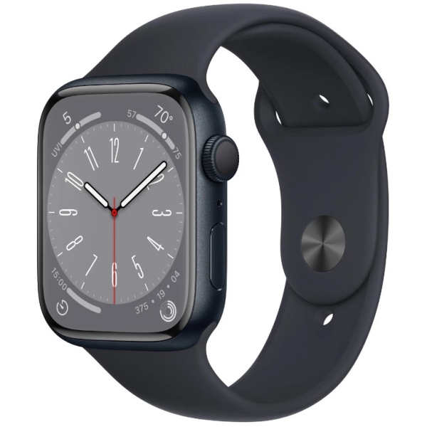 Часы Apple Watch Series 8 45 мм Aluminium Case, midnight Sport Band