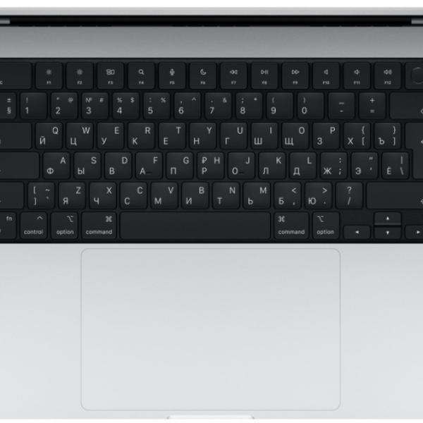 Ноутбук Apple MacBook Pro 14″ (M1 Pro 10C CPU, 16C GPU, 2021) 64 ГБ, 1 Тб SSD, серебристый