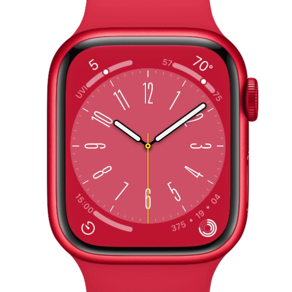 Часы Apple Watch Series 8 45 мм Aluminium Case, (PRODUCT)RED Sport Band