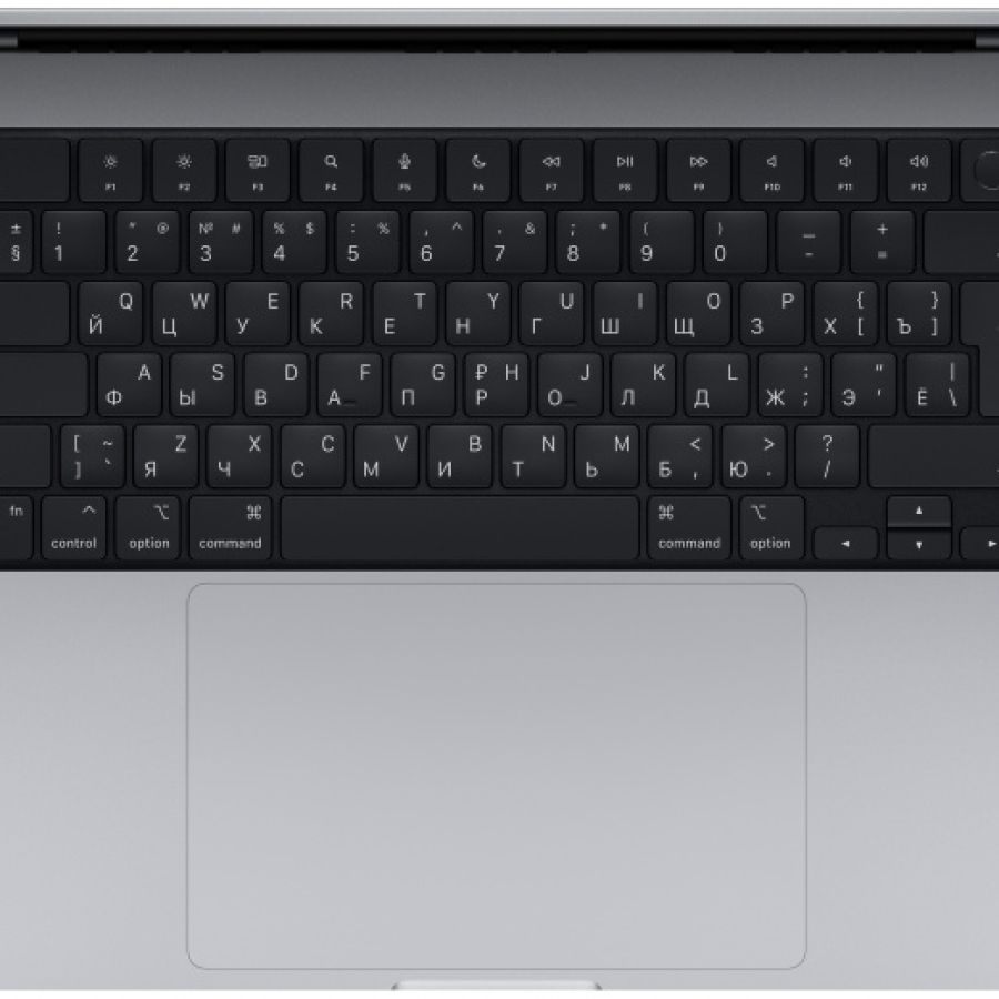 Ноутбук Apple MacBook Pro 14″ (M1 Pro 10C CPU, 16C GPU, 2021) 64 ГБ, 1 Тб SSD, Серый космос