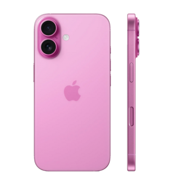 Cмартфон Apple iPhone 16, 128GB, Pink nano-SIM + eSIM